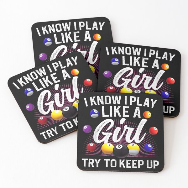Item preview, Funny Billiards Design For Women Girls Pool Billiard Player  designed and sold by BlancheBaughman.