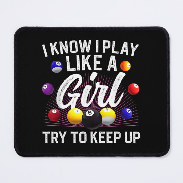 Item preview, Funny Billiards Design For Women Girls Pool Billiard Player designed and sold by BlancheBaughman.
