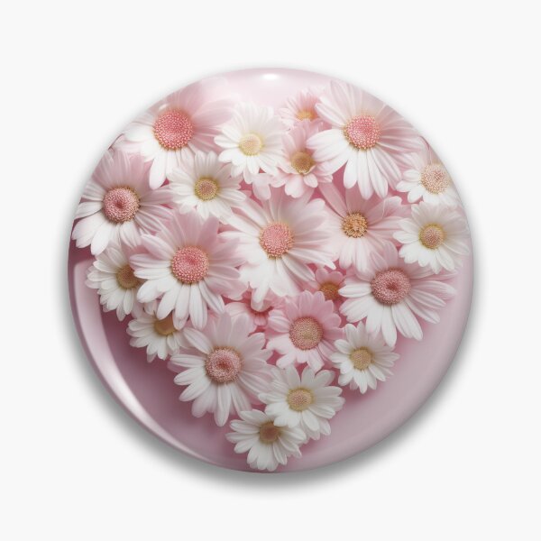 Item preview, Heart of Daisies - Summer Floral Love - Pink  designed and sold by MysticMarble.