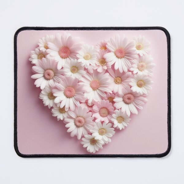 Item preview, Heart of Daisies - Summer Floral Love - Pink  designed and sold by MysticMarble.