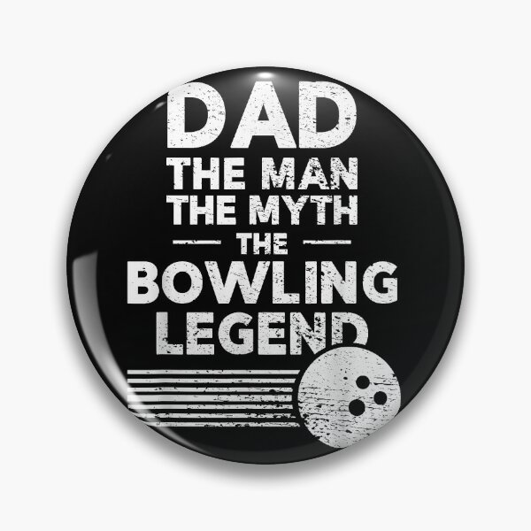Item preview, Funny Bowling  For Dad  He Man He Myth  designed and sold by BlancheBaughman.