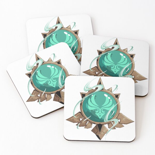 Item preview, Visión Anemo (Mondstadt) designed and sold by Art by Syren.