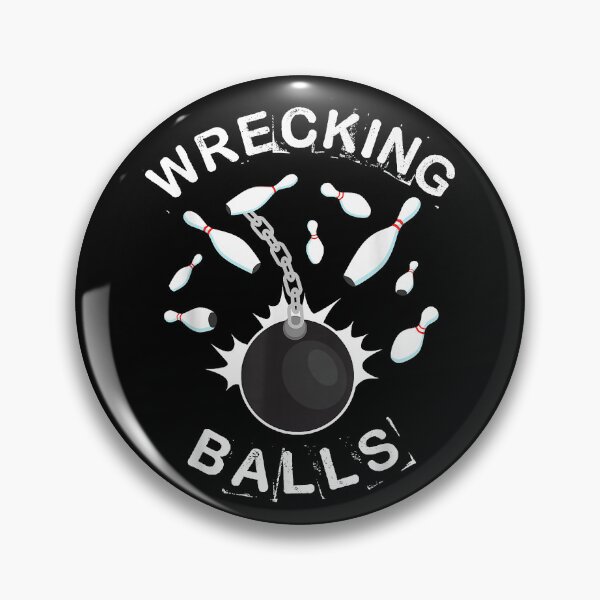 Item preview, Funny Bowling  For Men Or Women  Wrecking Balls designed and sold by BlancheBaughman.