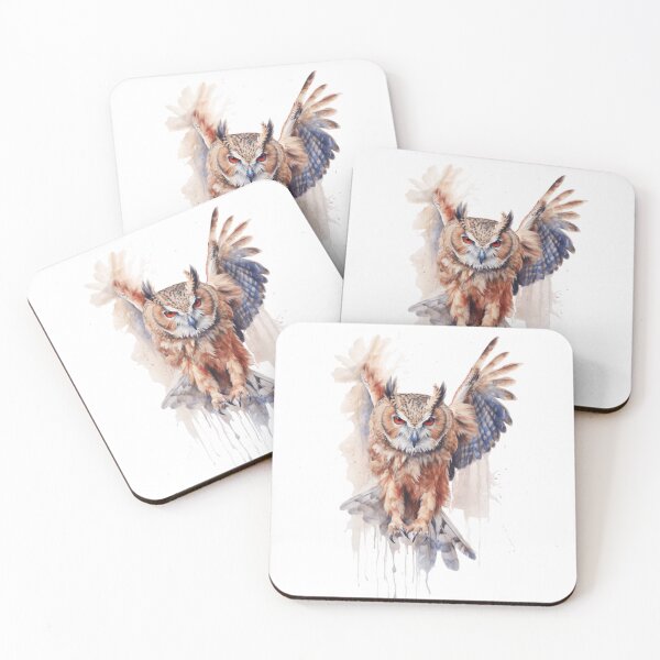 Item preview, eagle owl designed and sold by Tee Studio.
