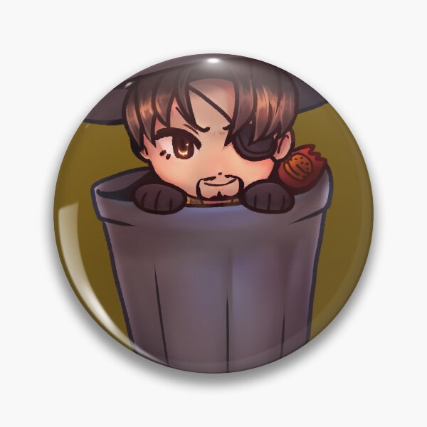 Item preview, Majima everywhere chibi trashcan Goro 	 	 designed and sold by ljjvahtgewx19.