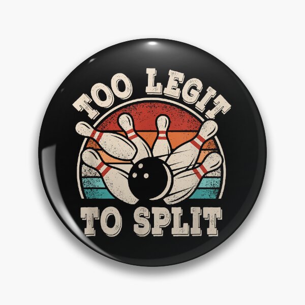 Item preview, Funny Bowling Lover Bowler Oo Legit O Split Retro  designed and sold by BlancheBaughman.