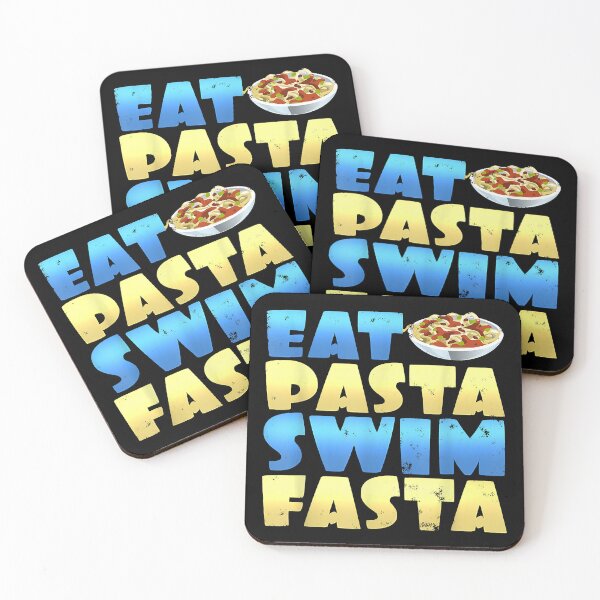 Artikelvorschau, Lustiges Essen Pasta Schwimmen Fasta Schwimmer Schwimmen entworfen und verkauft von BlancheBaughman.