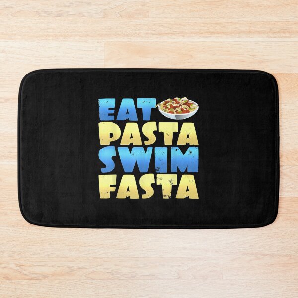 Item preview, Funny Eat Pasta Swim Fasta Swimmer Swimming  designed and sold by BlancheBaughman.