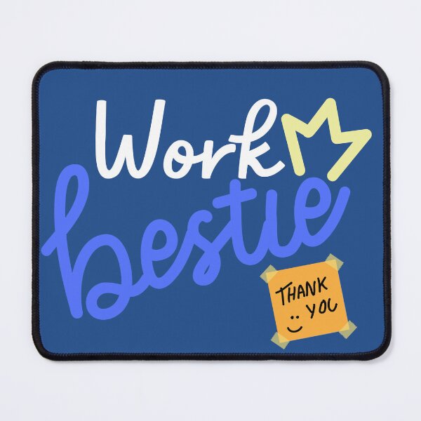 Item preview, Work Bestie - Blue designed and sold by Shy Introvert Tales.