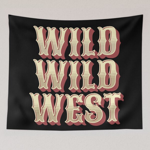 Item preview, Wild Wild West text design designed and sold by BattaAnastasia.