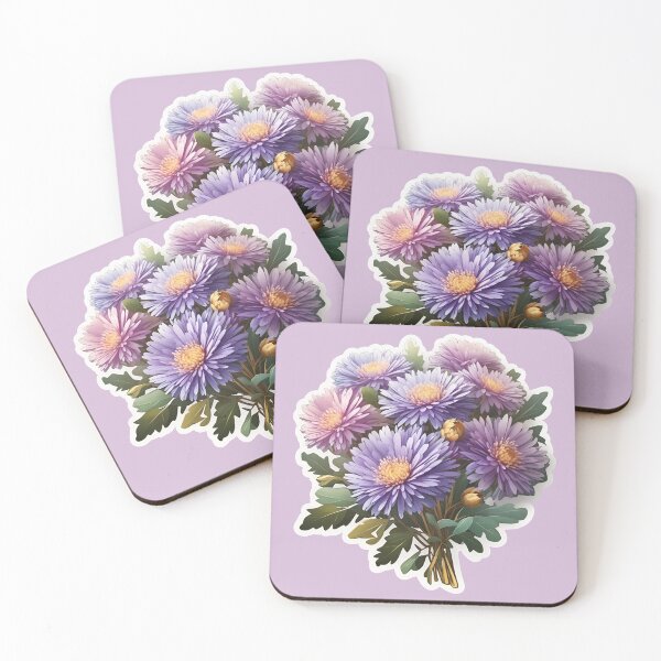 Item preview, Aster Bouquet designed and sold by Yeamie-Boutique.
