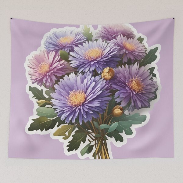 Item preview, Aster Bouquet designed and sold by Yeamie-Boutique.