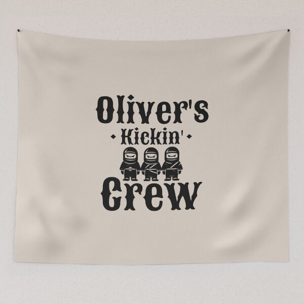 Item preview, Oliver’s kickin’ crew. Ninjas. Sportman designed and sold by Tsifra.
