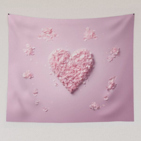Item preview, Big Love- Pink Heart of Petals -  designed and sold by MysticMarble.