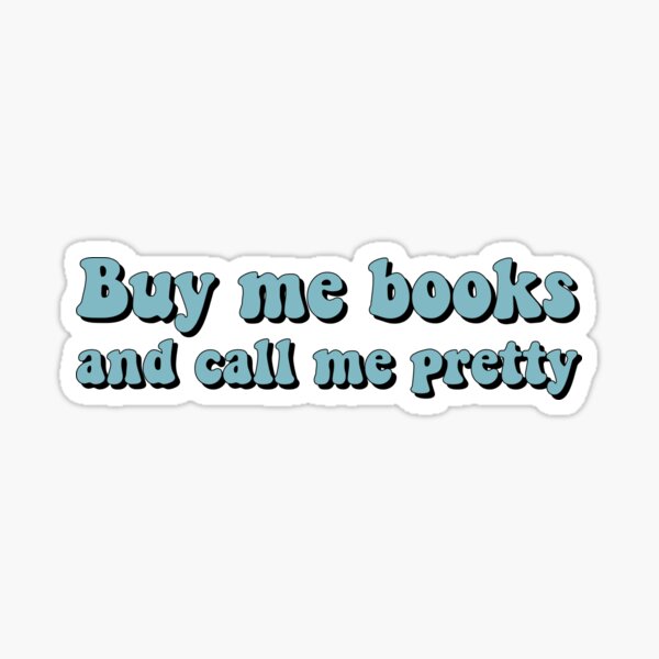 Buys books in bulk* Sticker for Sale by Latinoladas