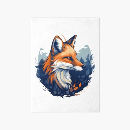 Item preview, Majestic and cute Fox designed and sold by PrintDesignLab.