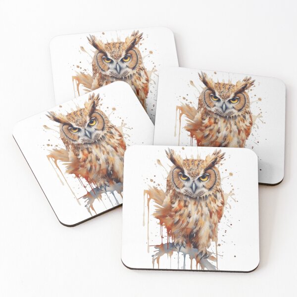 Item preview, eagle owl designed and sold by Tee Studio.
