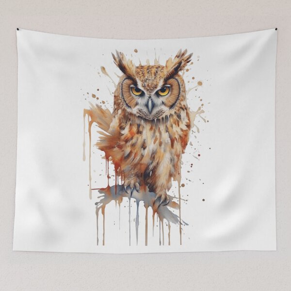 Item preview, eagle owl designed and sold by Tee Studio.