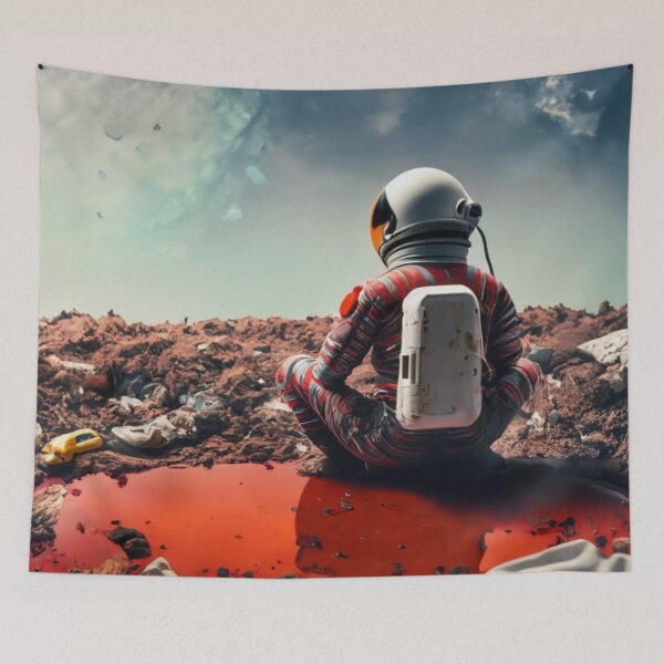 Item preview, astronaut, end of the world designed and sold by jsebouvi.