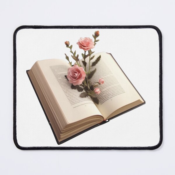 Item preview, Aesthetic Book with Pink Flower designed and sold by auxincaftan0o.