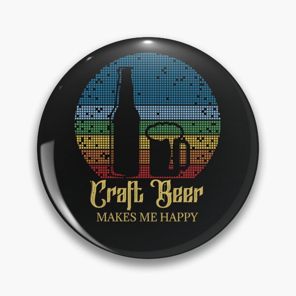 Item preview, Craft beer makes me happy designed and sold by ChrisFeil.