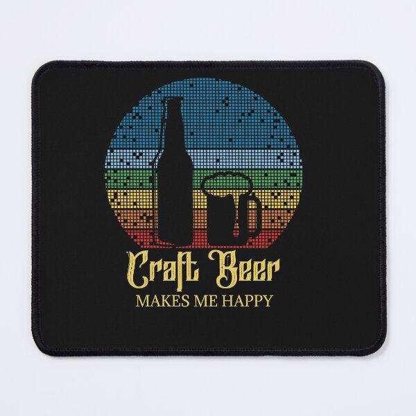 Item preview, Craft beer makes me happy designed and sold by ChrisFeil.
