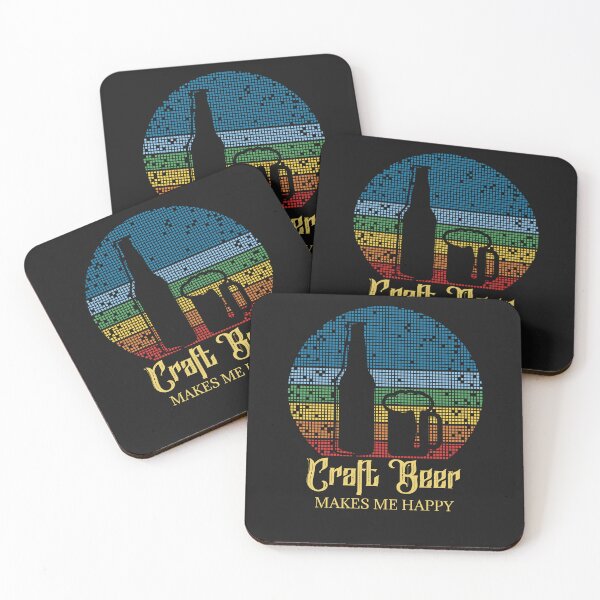 Item preview, Craft beer makes me happy designed and sold by ChrisFeil.