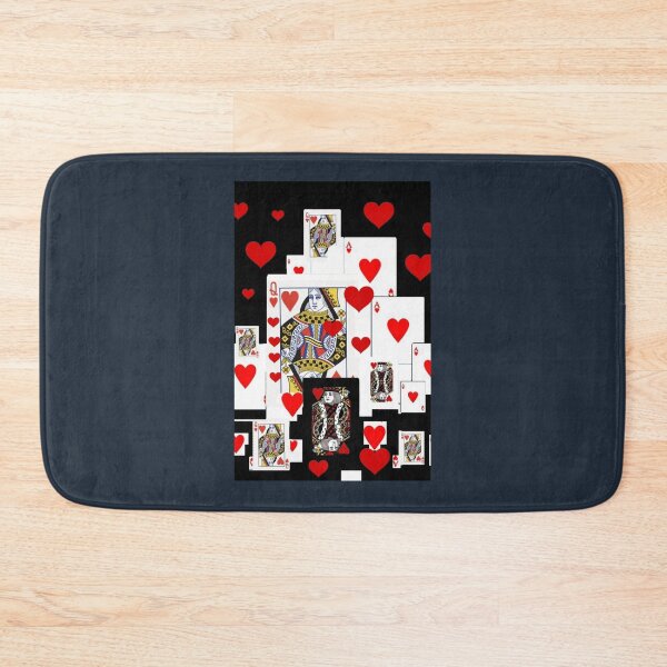 Item preview, BLACK COLOR ROYAL COURT CASINO RED HEARTS CARDS48png designed and sold by Fernandesigner.