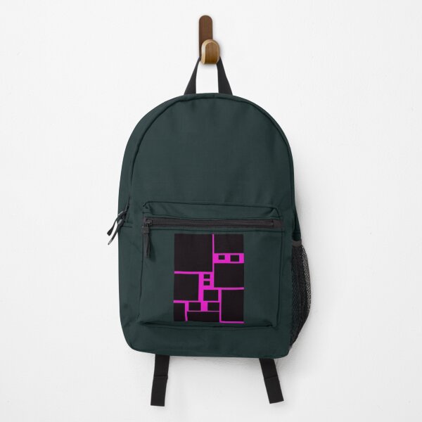 Item preview, Black squares on pink abstract 1 Graphic designed and sold by Fernandesigner.