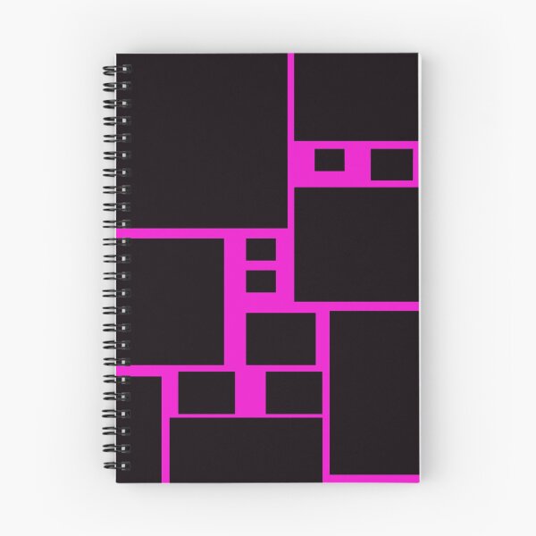Item preview, Black squares on pink abstract 1 Graphic  designed and sold by Fernandesigner.