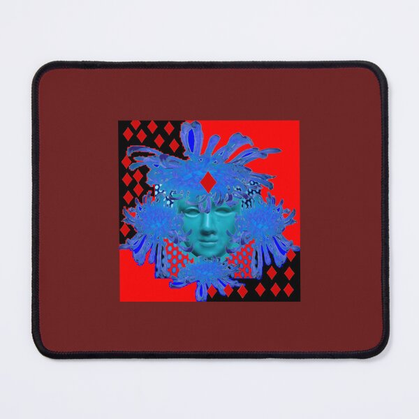 Item preview, BLUE CASINO QUEEN OF RED DIAMONDS FANTASY ART designed and sold by Fernandesigner.