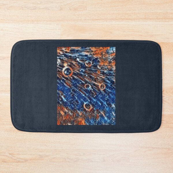 Item preview, Colourful blue and orange abstract Graphic  designed and sold by Fernandesigner.