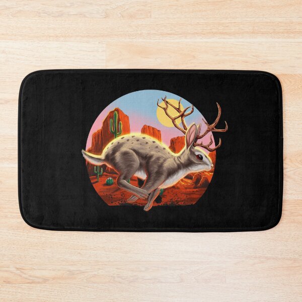 Item preview, Jackalope Cryptid Rabbit designed and sold by underheaven.