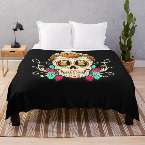 Item preview, Beer Calavera - Dia de los muertos designed and sold by ChrisFeil.
