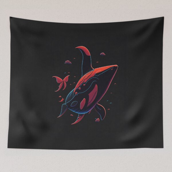 Item preview, Whale Silhouette Sticker - Cute Animal designed and sold by joejiing.