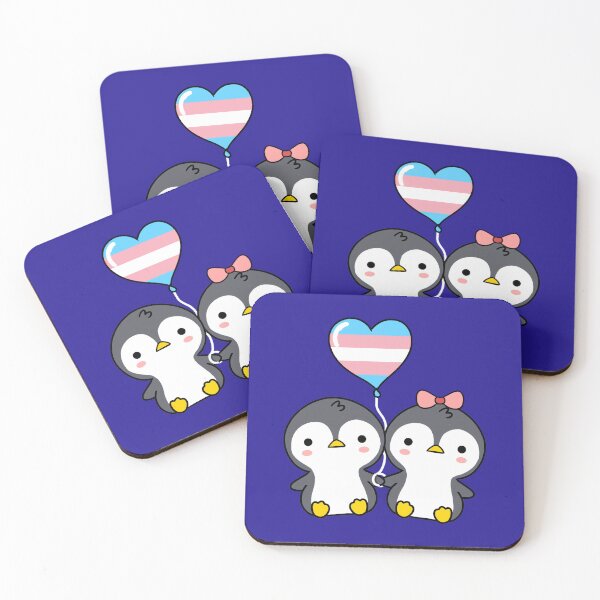 Item preview, Penguin Couple Trans Pride 	 designed and sold by iucrvgboh85.