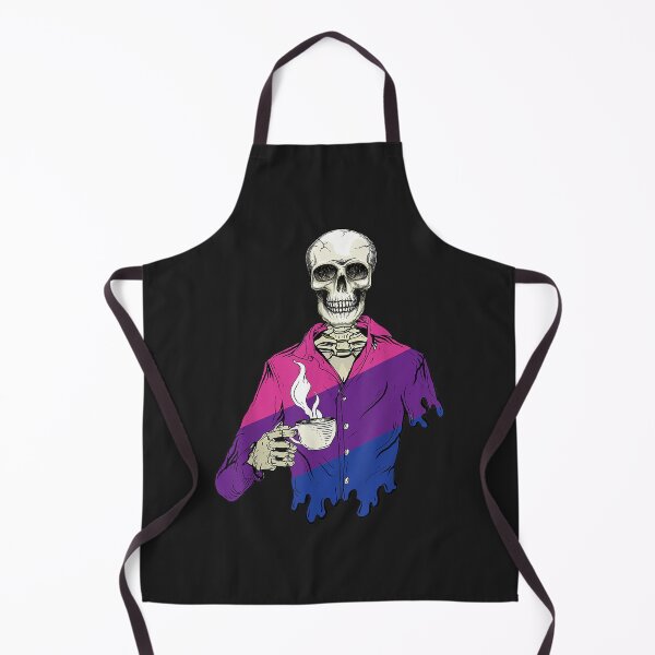 Item preview, Skeleton Drinking Coffee LGBT-Q Retro Asexual Pride Flag  designed and sold by JamilaJMyers.