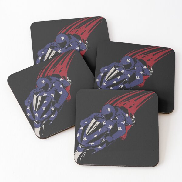 Item preview, Super Bike Moto GP Pride US Flag Patriotic Dirt Bikers  designed and sold by JamilaJMyers.