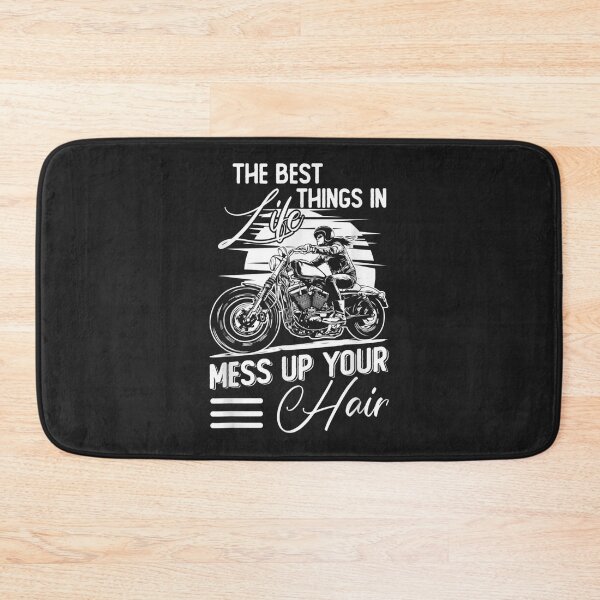 Item preview, The Best Things In Life Mess Up Your Hair Moto Racing Girl  designed and sold by JamilaJMyers.