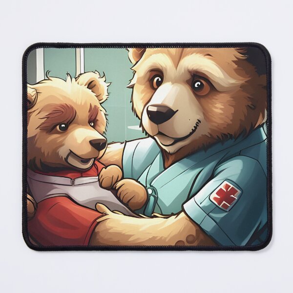 Item preview, Teddy being cared for by a nurse designed and sold by Colin Bentham.