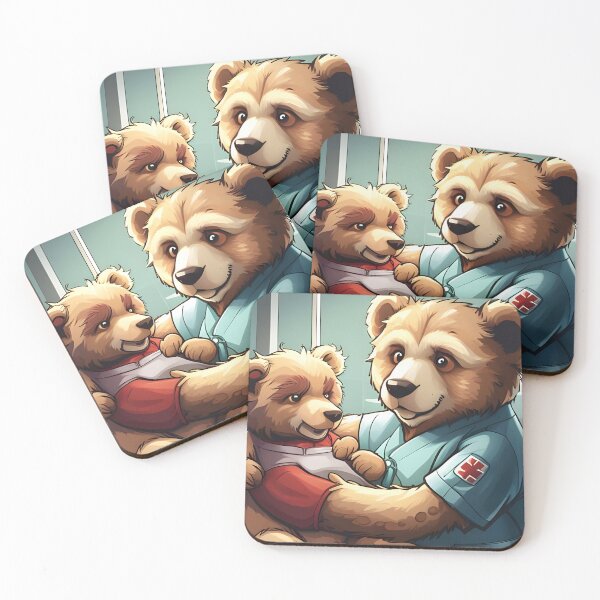 Item preview, Teddy being cared for by a nurse designed and sold by Colin Bentham.