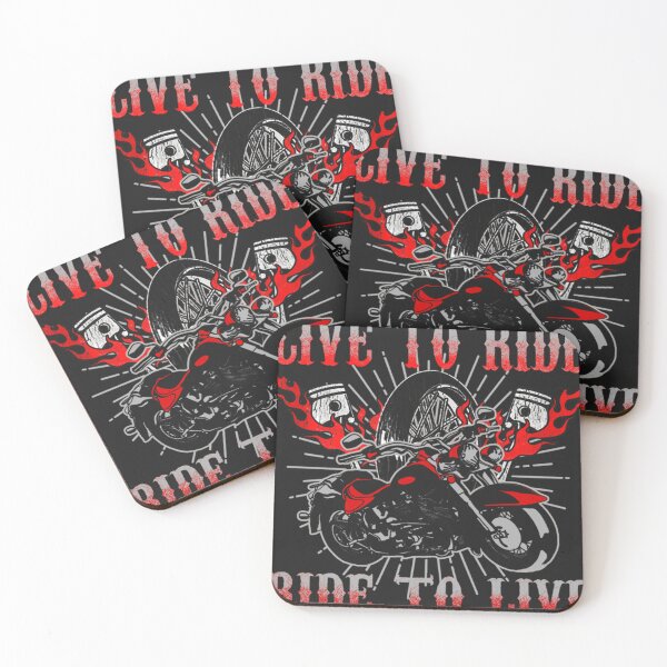 Item preview, Vintage Biker Live Ride Ride To Live For Men Women    designed and sold by JamilaJMyers.