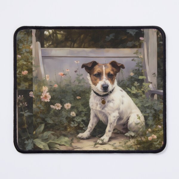 Item preview, Jack Russell Terrier Sitting in A Garden designed and sold by HouseOfRosy.
