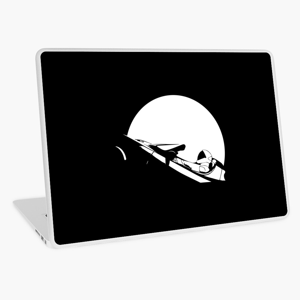 Starman In Space Tesla Roadster Laptop Skin