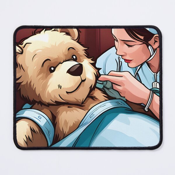 Item preview, Teddy being cared for by a nurse designed and sold by Colin Bentham.
