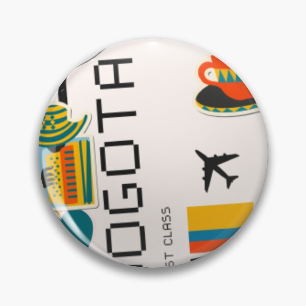 Artikelvorschau, Bogota Colombia Boarding Pass entworfen und verkauft von funnylifeusa.