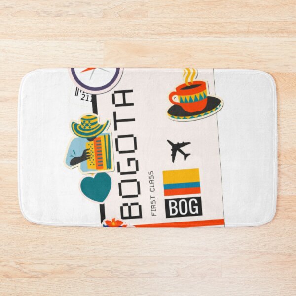Item preview, Bogota Colombia Boarding Pass designed and sold by funnylifeusa.