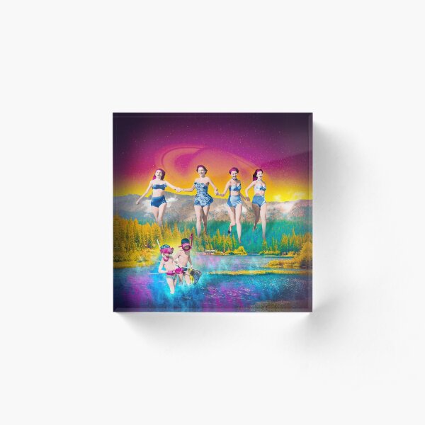 For Heaven's Lake Acrylic Block