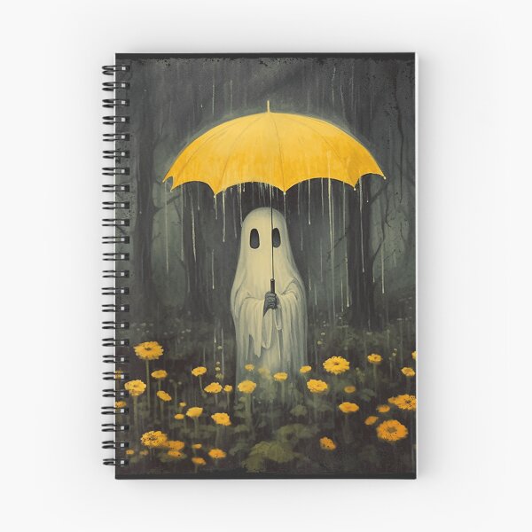Item preview, Vintage Floral Ghost Halloween Ghost In The Forest Gothic  designed and sold by JamilaJMyers.