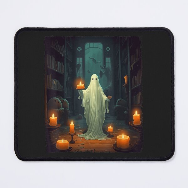 Item preview, Vintage Ghost Reading Book Librarian Halloween Teachers Kids  designed and sold by JamilaJMyers.